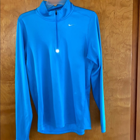 baby blue nike half zip